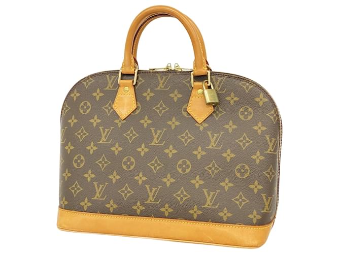 Louis Vuitton Alma Brown Cloth  ref.1829943