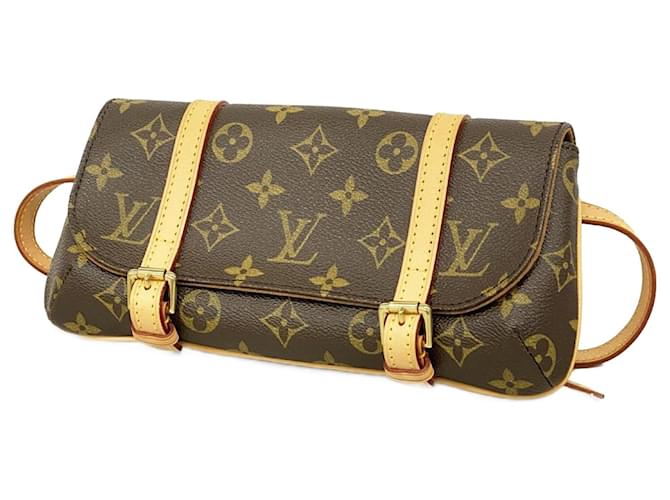 Louis Vuitton Marelle Marrom Lona  ref.1829944