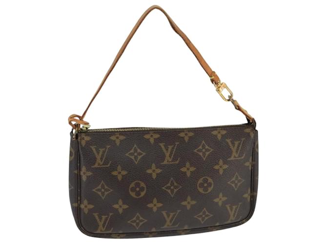 LOUIS VUITTON Pochette Acessórios Monograma Pouch M51980 LV Auth 97719 Lona  ref.1830206