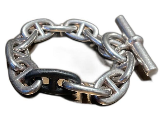Hermès Cadeia de âncora limitada Hardware prateado