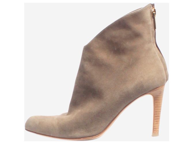 Gianvito Rossi Grey suede ankle boots - size EU 36.5