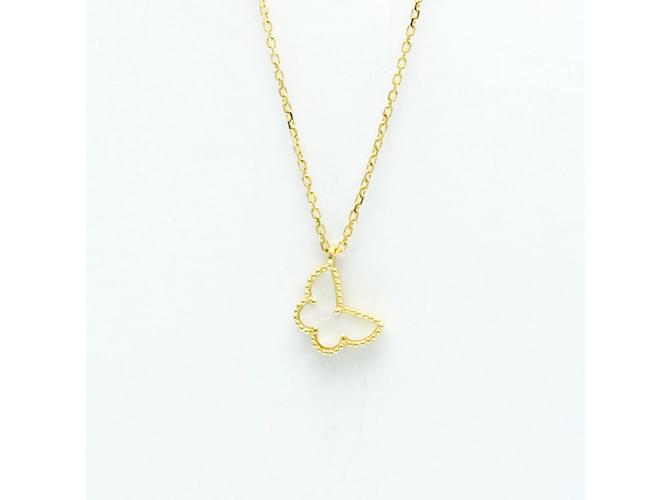 Van Cleef & Arpels Sweet Alhambra Papillon Pendant Necklace Yellow gold  ref.1830889