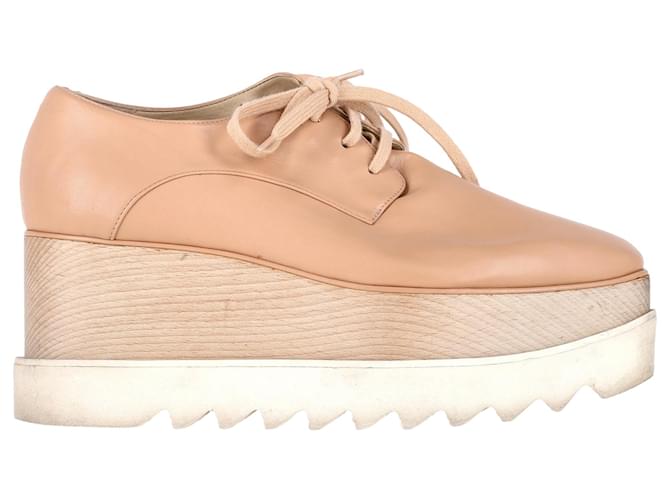 【Stella McCartney】国内発送★ Lace Up Platforms STELLA MCCARTNEY Lace-up woven platform sandals | THE OUTNET