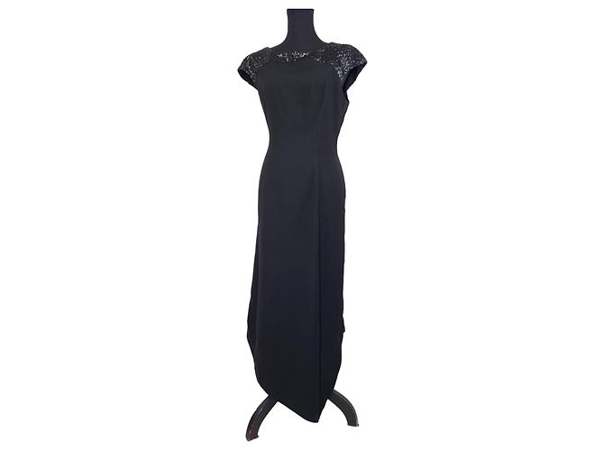 Thierry Mugler Schwarzes Kleid Mugler y2k