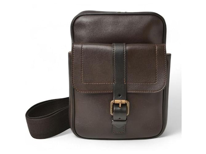 Louis Vuitton Vintage Utah Leather Shoulder Bag M92534 Brown  ref.1831486