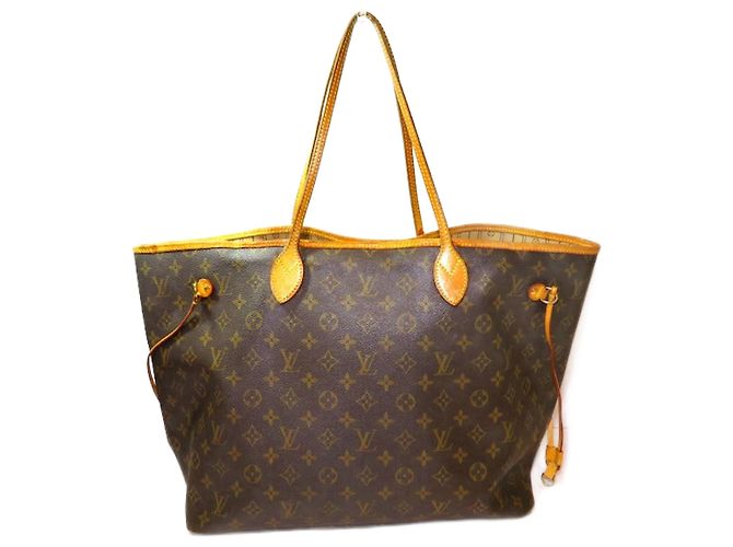 Borsa tote Louis Vuitton Neverfull GM M40157 Marrone