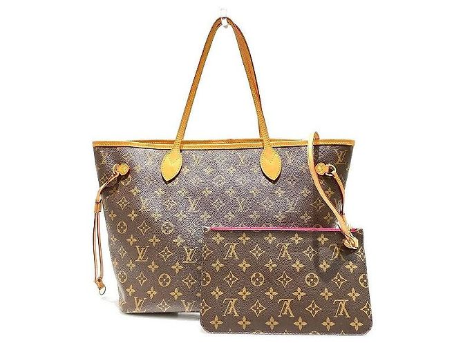 Borsa tote Louis Vuitton Neverfull MM M41178 Marrone