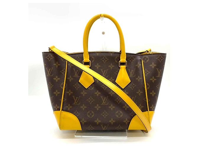 Sac tote Phoenix PM Louis Vuitton Marron Jaune