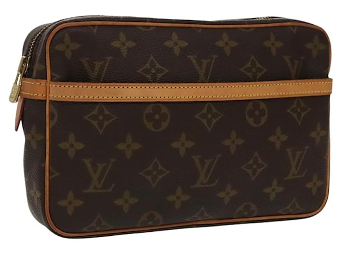 LOUIS VUITTON Clutch Compiegne 23 M51847 LV Auth am7184 Monograma Lona  ref.1834239