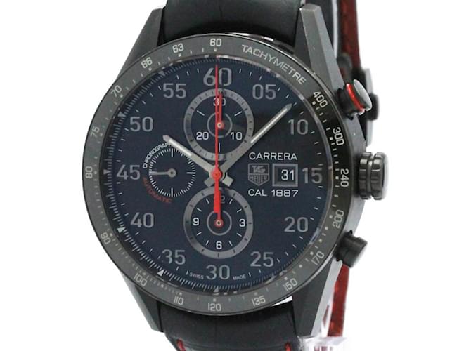 TAG HEUER Carrera Calibre 1887 Chronograph Titanium Mens Watch  ref.1834254