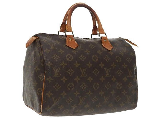 LOUIS VUITTON Sac à main Monogram Speedy 30 M41526 LV Auth 98694