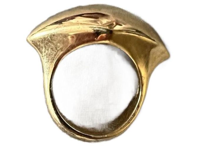 Anel Louis Vuitton Dourado de Aço