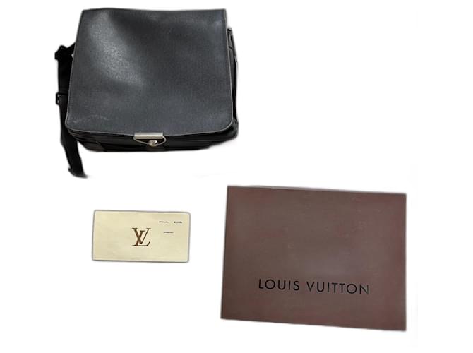 Abbesses Louis Vuitton Viktor Dark grey Leather  ref.1834659