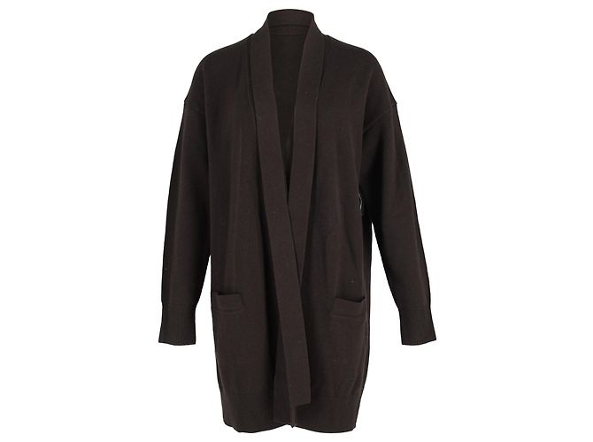 Joseph Geknöpfter Strickcardigan aus brauner Wolle