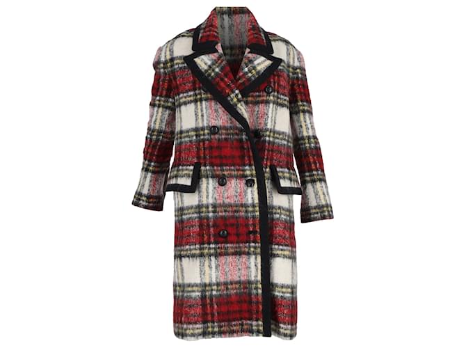 Burberry Damen Burberry Mantel Muster Doppelreihiger Mantel Aus