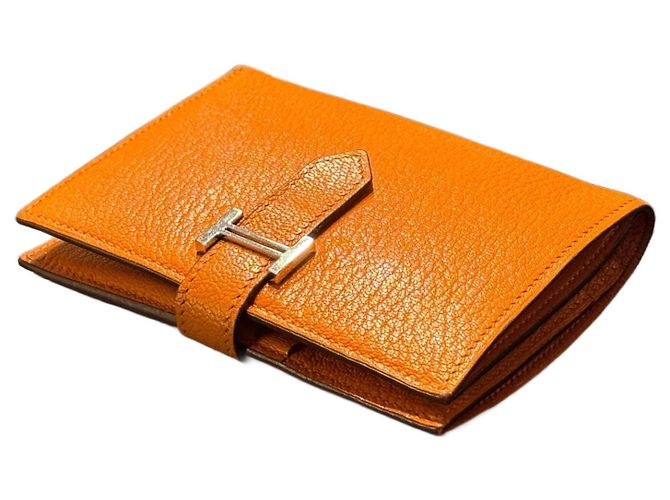 Hermès Béarn Compact Orange