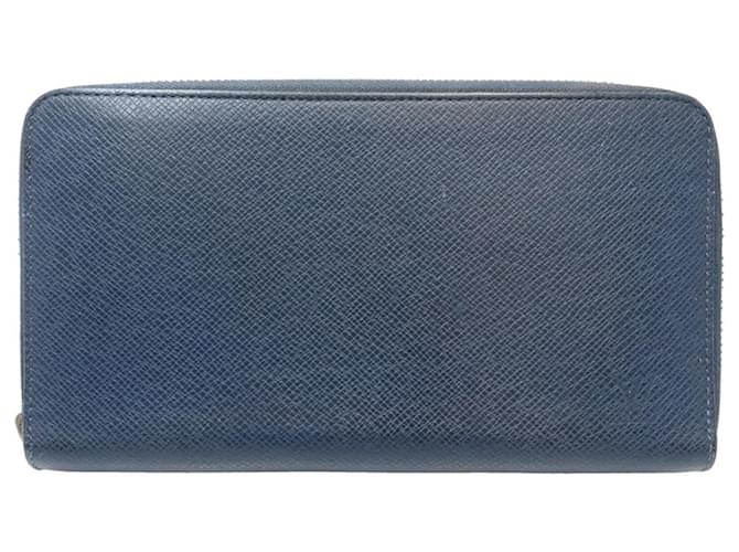 Louis Vuitton Zippy organizer Navy blue Leather  ref.1835869