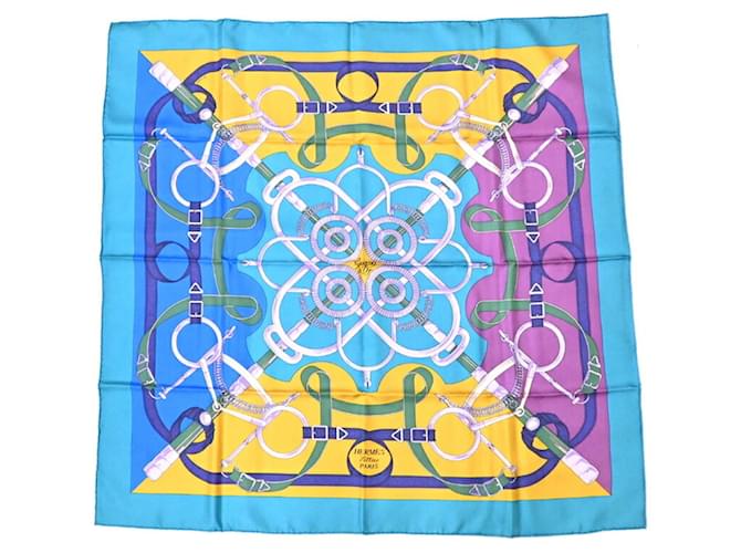 Hermès Carré 90 Multiple colors Silk  ref.1836176