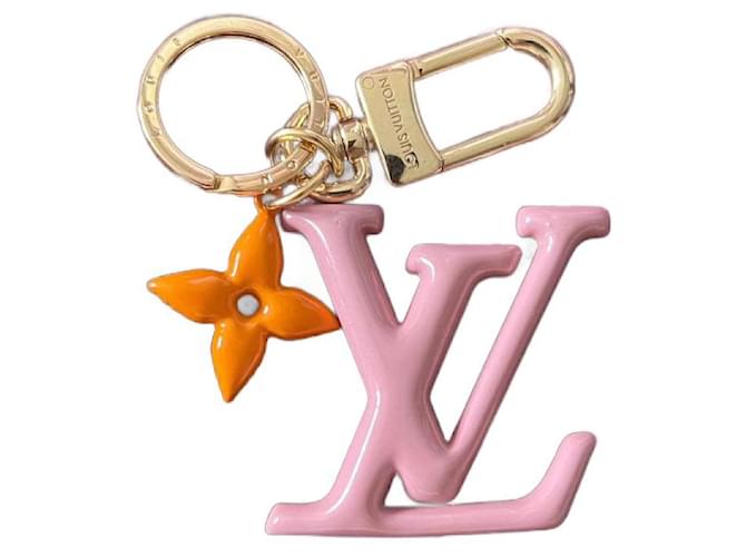 Louis Vuitton Bag charms Pink Steel  ref.1836958