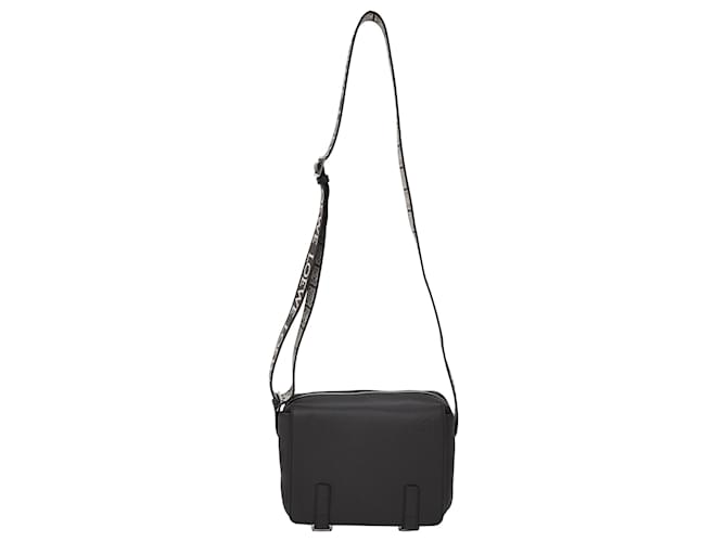 Loewe XS Military Messenger Bag in Black Leather  ref.1836989