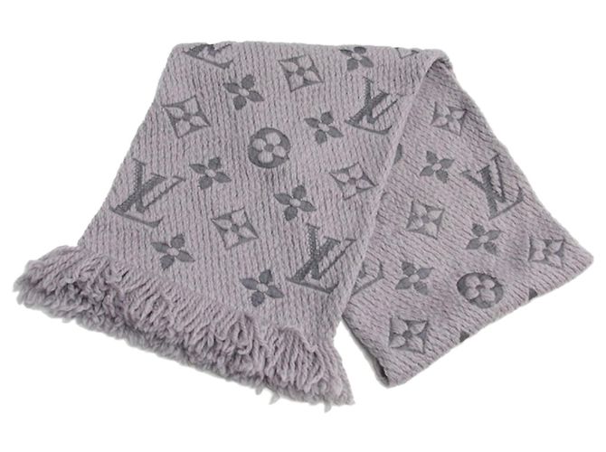 Louis Vuitton Monogram Schal Mania Grau Perle