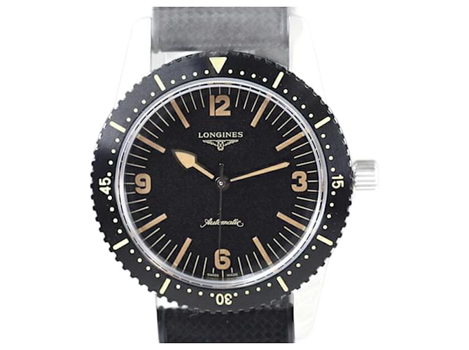Longines Heritage Skin Diver Automatic Wristwatch Black  ref.1837418