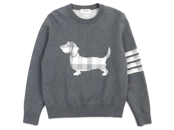 Thom Browne HECTOR Icon 4-Bar Pullover MKA303A