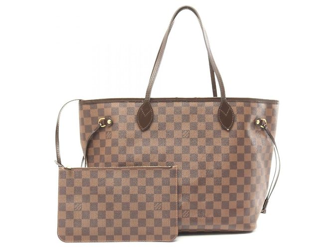 Borsa tote Neverfull MM Damier Louis Vuitton N40599 Marrone
