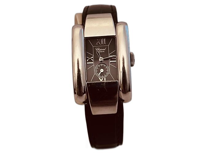 Relógio Chopard La Strada Aço Mostrador Cinza Azul Cinza antracite