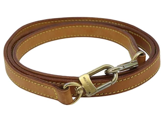 Louis Vuitton Shoulder strap Beige Leather  ref.1839072