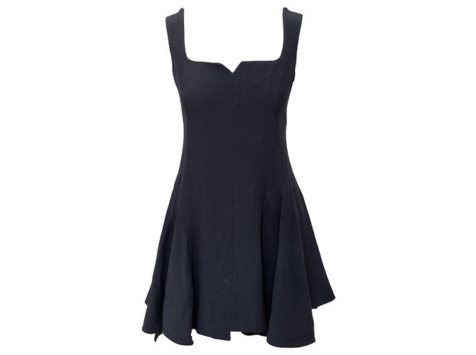 Alexander McQueen A-Linien-Minikleid Schwarz