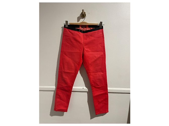 Jeans HELMUT LANG T.US 28 Algodón Roja 