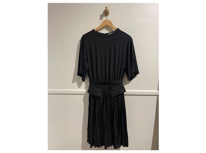 Vestidos GIVENCHY T.Internacional M Viscose Preto