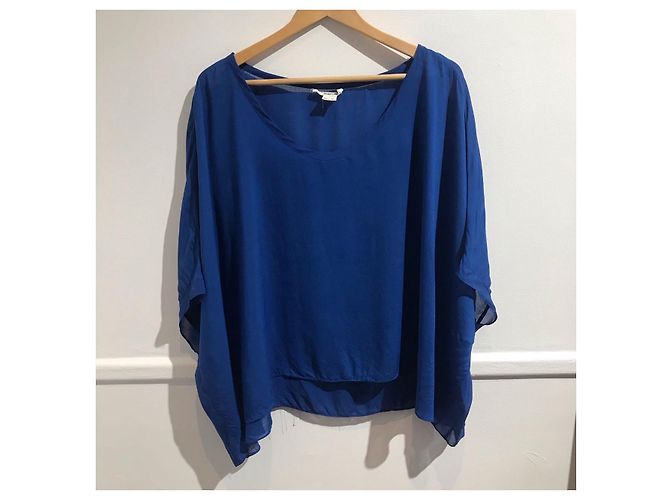 HELMUT LANG Top T.Internazionale M Viscosa Blu