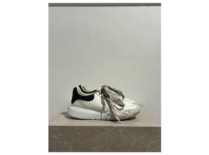 ALEXANDER MCQUEEN Sneakers T.EU 38.5 Leder Weiß