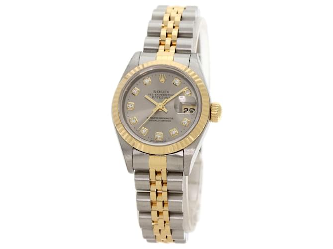 Montre Rolex Datejust 79173G avec diamants  ref.1840462