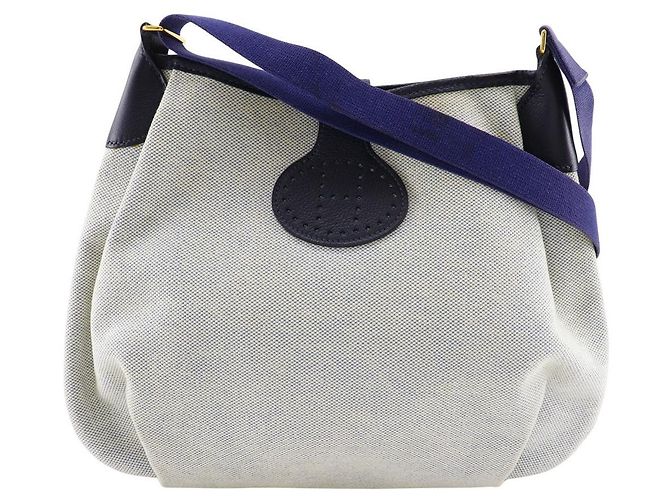 Hermès Bolsa de Ombro Rodeo Hermes Cinza/Navy