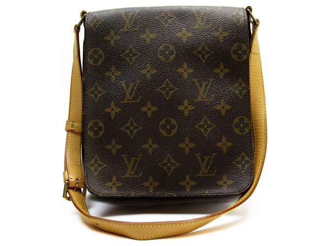 Louis Vuitton Musette Salsa Brown Cloth  ref.1841918