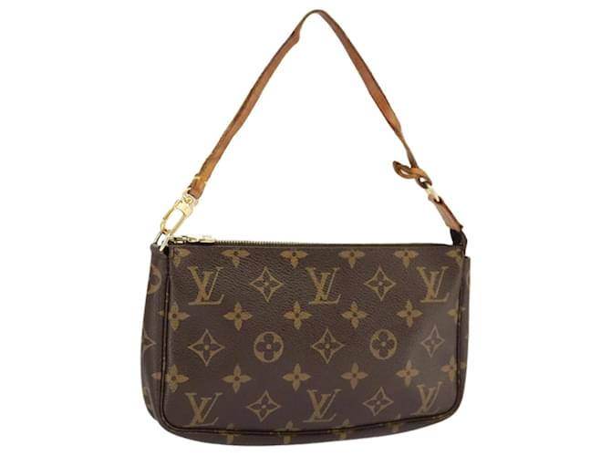 Louis Vuitton Pochette Accessoire Brown Cloth  ref.1842221