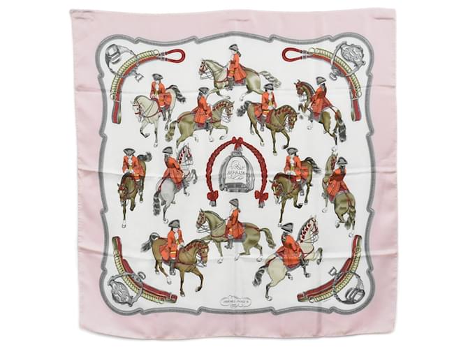 Hermès Carré 90 Pink Silk  ref.1842494