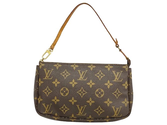 Louis Vuitton Pochette Accessoire Brown Cloth  ref.1842923