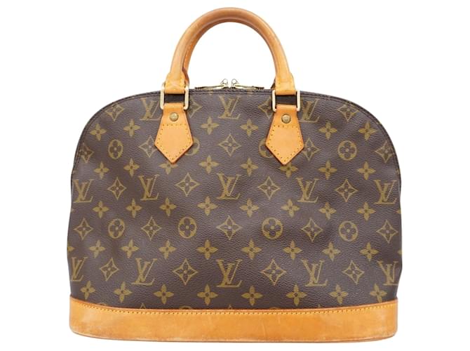 Louis Vuitton Alma Brown Cloth  ref.1842932