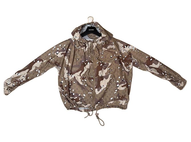 Giacca a vento Louis Vuitton Marrone chiaro