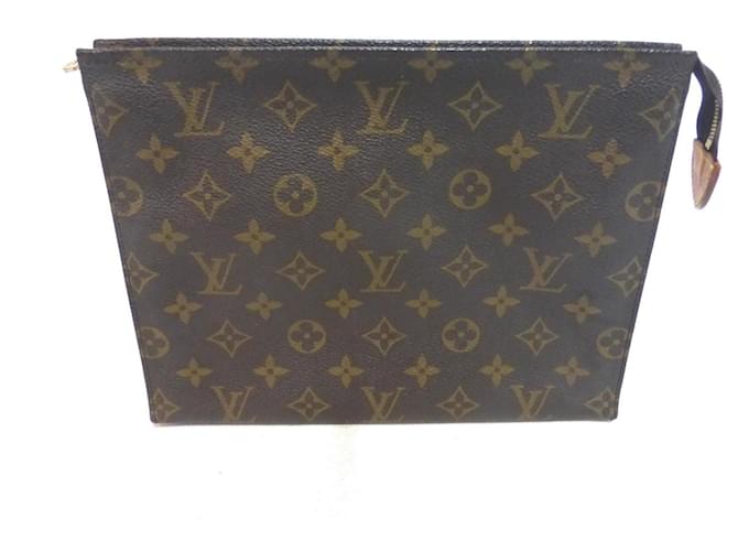 Louis Vuitton Pochete 26 Monograma - TH874 Marrom Couro  ref.1843119