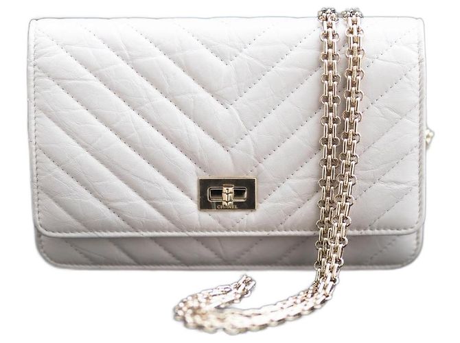 Bolsa Chanel Wallet on Chain 2.55 Creme
