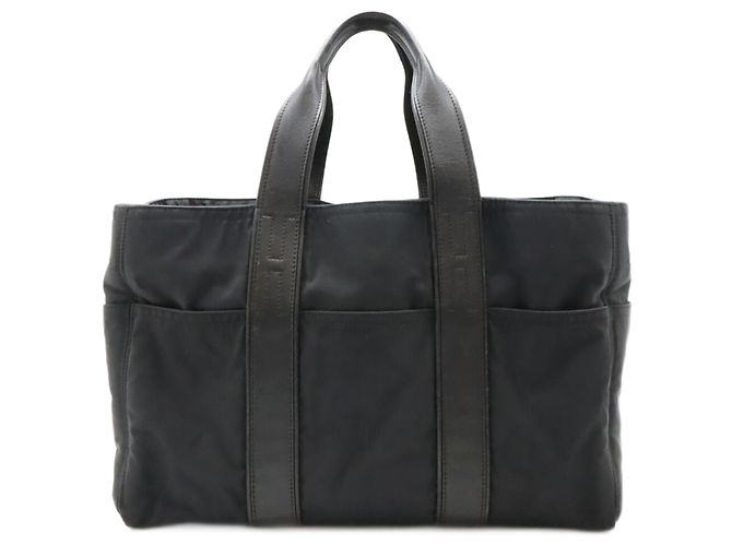 Hermès Sac tote Hermes Acapulco MM Noir