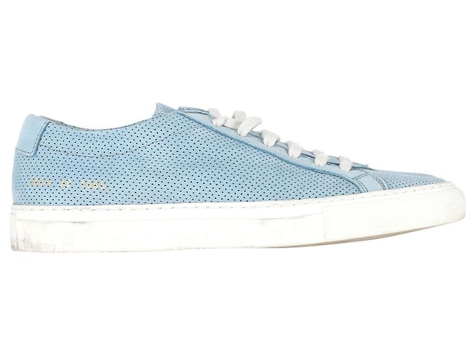 Autre Marque Baskets perforées Achilles pour femme par Common Projects en daim bleu clair