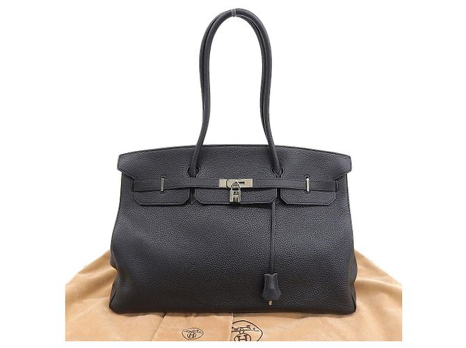 Hermès Hermes Birkin 45 Long Handbag Black