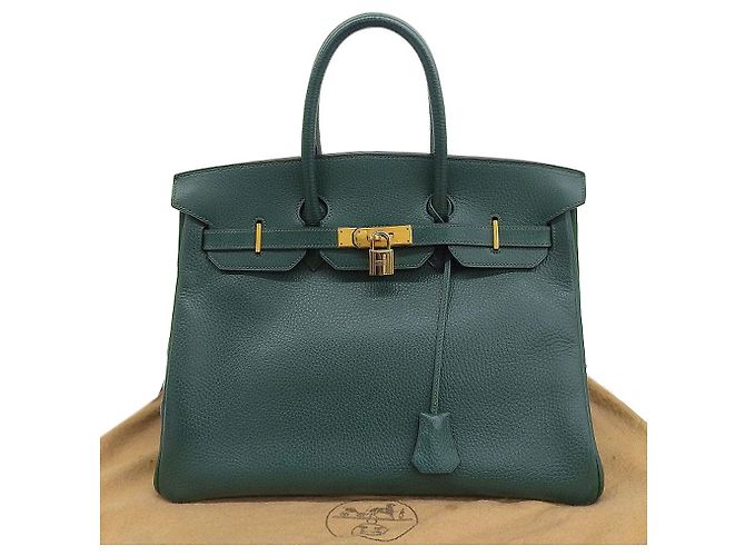 Hermès Hermes Birkin 35 Handbag Ardennes Green