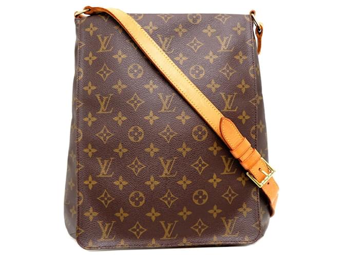 Louis Vuitton Musette Salsa Brown Cloth  ref.1845801